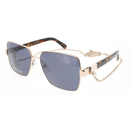 Marc Jacobs Women's Sunglasses - Gold Copper Acetate/Square Frame | MARC 495/S 0DDB/KU ,