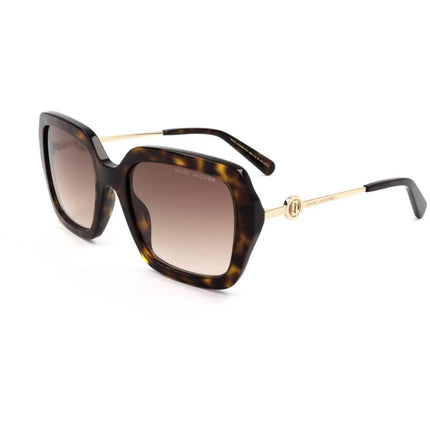 Marc Jacobs Women's Sunglasses - Havana Plastic Square Frame | MARC 652/S 0086 HA ,