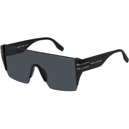 Marc Jacobs Men's Sunglasses - Matte Black Plastic Shield Frame | MARC 712/S 0003/2K ,