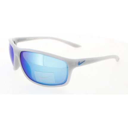 Nike Men's Sunglasses - Matte Wolf Grey Wrap Around Frame | ADRENALINE M EVG 066 ,