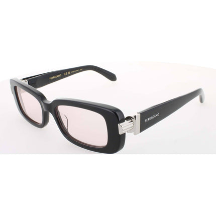 Salvatore Ferragamo Women's Sunglasses - Black Acetate Rectangular Frame | SF1105S 005 ,