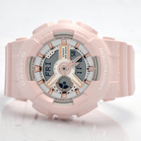 Casio Women's Analog-Digital Watch - Baby-G Pink Resin Strap | BA110RG-4A ,