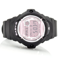 Casio Women's Quartz Watch - Baby-G Alarm Pink Digital Dial Black Strap | BG169M-1 ,