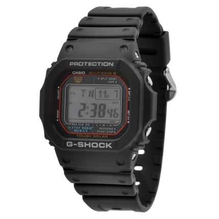 Casio Men's G-Shock Black Resin Multi-Band Atomic Digital Alarm Watch | GWM5610-1 ,