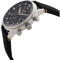 Seiko Men's Watch - Chronograph Quartz Black Dial Nylon Strap | SSB449P1 ,