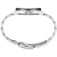 Seiko Men's Watch - Essentials Quartz Black Dial Stainless Steel Bracelet | SUR507 ,