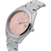 Seiko Men's Watch - Quartz Pink Dial Silver Tone Stainless Steel Bracelet | SUR523 ,
