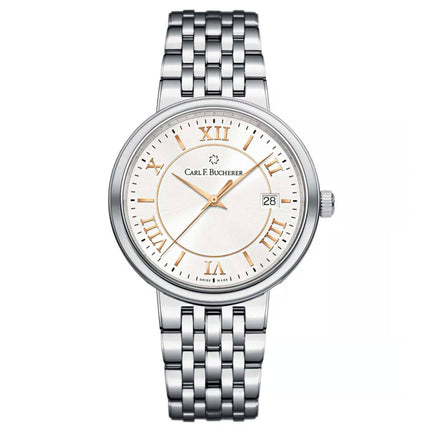 Carl Bucherer Unisex Watch - Adamavi White Dial Steel Bracelet | 00.10314.08.15.22 ,