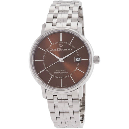 Carl Bucherer Unisex Watch - Adamavi Brown Dial Silver Bracelet | 00.10318.08.93.21 ,