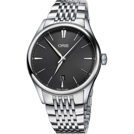 Oris Men's Watch - Artelier Automatic Grey Dial Bracelet | 01 733 7721 4053-07 8 21 79 ,