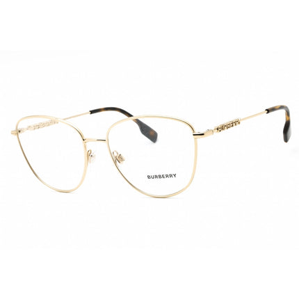 Burberry Women's Eyeglasses - Light Gold Metal Cat Eye Full Rim Frame | 0BE1376 1340 ,