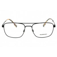 Burberry Men's Eyeglasses - Matte Black Metal Pilot Shape Full Rim Frame | BE1340 1007 ,