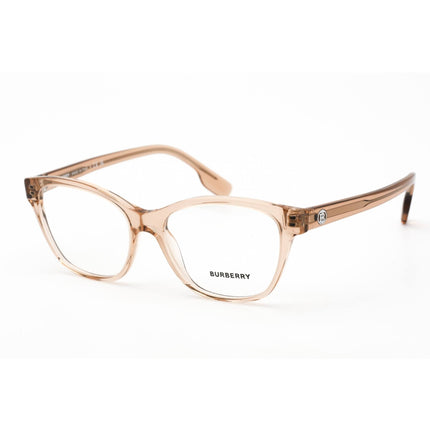 Burberry Women's Eyeglasses - Transparent Peach Pink Plastic Cat Eye | BE2346 3358 ,
