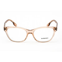 Burberry Women's Eyeglasses - Transparent Peach Pink Plastic Cat Eye | BE2346 3358 ,