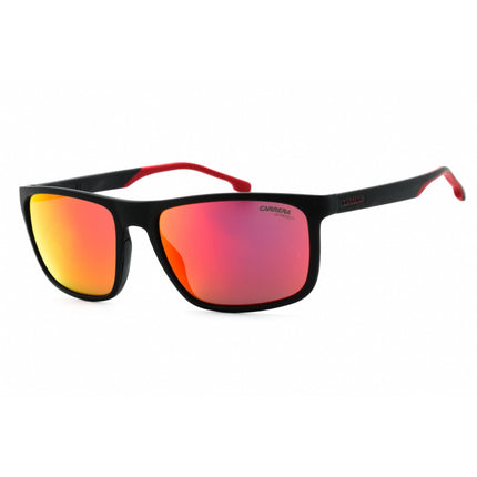 Carrera Men's Sunglasses - Matte Black Rectangular Full Rim | CARRERA 8047/S 0003 UZ ,