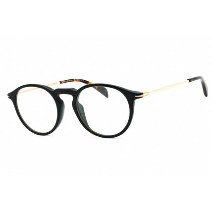 David Beckham Men's Sunglasses - Black Gold Plastic Round Frame | DB 1003/G/CS 02M2 T4 ,
