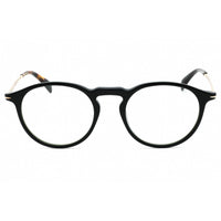 David Beckham Men's Sunglasses - Black Gold Plastic Round Frame | DB 1003/G/CS 02M2 T4 ,