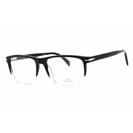 David Beckham Men's Eyeglasses - Black Crystal Rectangular Frame | DB 1020 07C5 00 ,