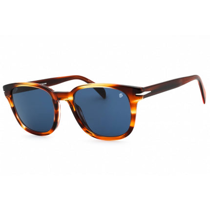 David Beckham Men's Sunglasses - Brown Horn Plastic Square Frame | DB 1062/S 0EX4 KU ,