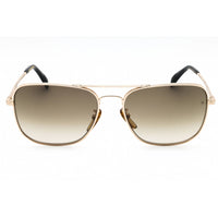 David Beckham Men's Sunglasses - Gold Metal Aviator Full Rim Frame | DB 1093/S 0J5G HA ,