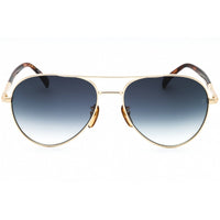 David Beckham Men's Sunglasses - Gold Brown Horn Aviator Frame | DB 1118/G/S 0T5U 9O ,
