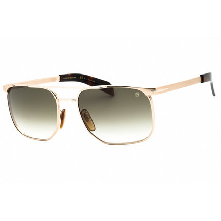 David Beckham Men's Sunglasses - Gold Havana Metal Pilot Frame | DB 7048/S 006J 9K ,