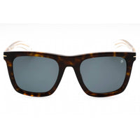 David Beckham Men's Sunglasses - Havana Crystal Square Frame | DB 7066/F/S 0KRZ KU ,