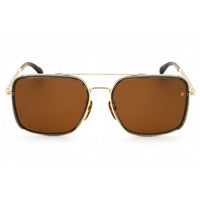 David Beckham Men's Sunglasses - Grey Gold Metal Pilot Frame | DB 7083/G/S 0FT3 70 ,