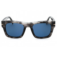 David Beckham Men's Sunglasses - Grey Horn Plastic Square Frame | DB 7099/S 02W8 KU ,