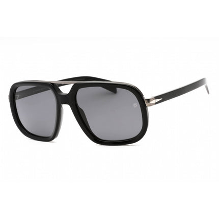 David Beckham Women's Sunglasses - Black Dark Ruthenium Full Rim | DB 7101/S 0ANS M9 ,