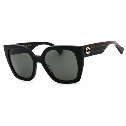 Gucci Women's Sunglasses - Black/Havana Acetate Square Full Rim Frame | GG1300S 001 ,