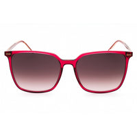 Hugo Boss Women's Sunglasses - Burgundy Plastic Square Frame | BOSS 1523/S 0LHF HA ,