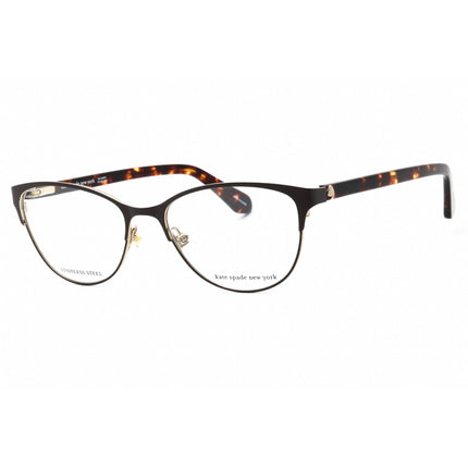 Kate Spade Women's Eyeglasses - Havana Metal Cat Eye Full Rim Frame | HADLEE 0086 00 ,