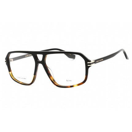 Marc Jacobs Men's Eyeglasses - Black Havana Plastic Navigator Full Rim | Marc 471 WR7 ,