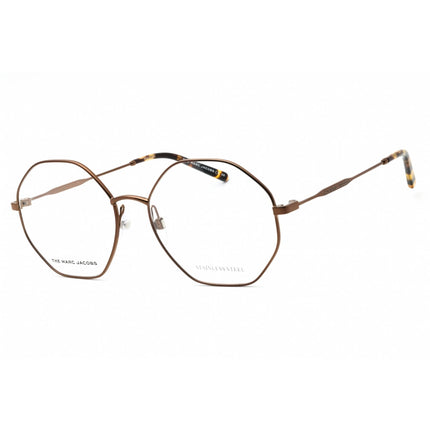 Marc Jacobs Women's Eyeglasses - Brown Metal Geometric Full Rim | MARC 622 009Q 00 ,
