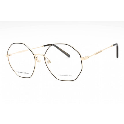 Marc Jacobs Women's Eyeglasses - Gold Black Metal Irregular Frame | MARC 622 0RHL 00 ,