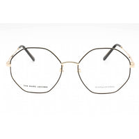 Marc Jacobs Women's Eyeglasses - Gold Black Metal Irregular Frame | MARC 622 0RHL 00 ,
