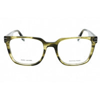Marc Jacobs Men's Eyeglasses - Green Horn Plastic Square Full Rim | MARC 754 0145 00 ,