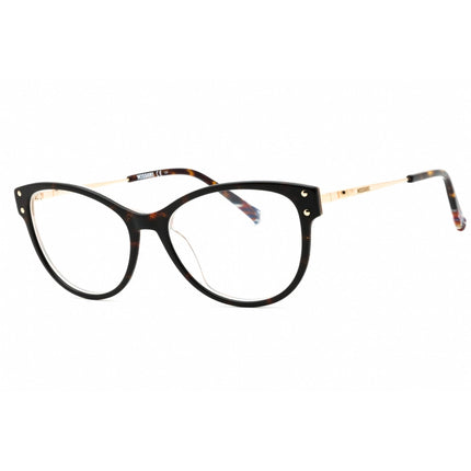 Missoni Women's Eyeglasses - Havana Plastic Cat Eye Full Rim Frame | MIS 0027 0086 00 ,