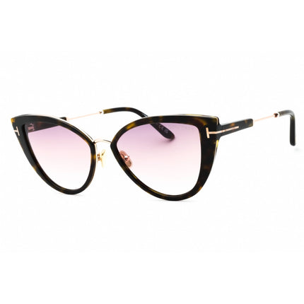 Tom Ford Women's Sunglasses - Dark Havana Acetate Cat Eye Full Rim Frame | FT0868 52F ,