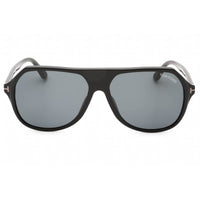 Tom Ford Men's Sunglasses - Shiny Black Acetate Navigator Shape Frame | FT0934-N 01A ,