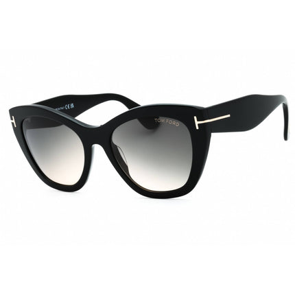 Tom Ford Women's Sunglasses - Shiny Black Acetate Cat Eye Full Rim Frame | FT0940 01B ,