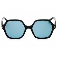 Tom Ford Women's Sunglasses - Shiny Black Acetate Geometric Shape Frame | FT1032 01A ,
