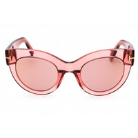 Tom Ford Women's Sunglasses - Shiny Pink Acetate Cat Eye Full Rim Frame | FT1063 72Z ,