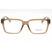 Versace Women's Eyeglasses - Opal Brown Plastic Rectangular Full Rim | 0VE3339U 5407 ,