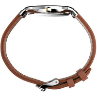 Timex Men's Watch - Norway Quartz Cream Dial Brown Leather Strap | TW2V28200 ,