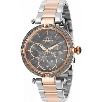 Invicta Women's Watch - Bolt Chrono Gunmetal Dial Two Tone Steel Bracelet | 28963 ,