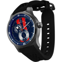 Invicta Men's Watch - S1 Rally Red and Blue Dial Black Silicone Strap Date-Day | 34036 ,