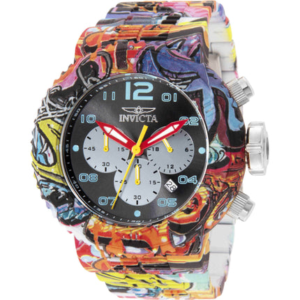 Invicta Men's Watch - Pro Diver Chronograph Silver and Black Dial Bracelet | 36779 ,