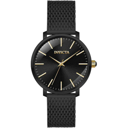 Invicta Women's Watch - Angel Quartz Black Dial Stainless Steel Bracelet | 45149 ,